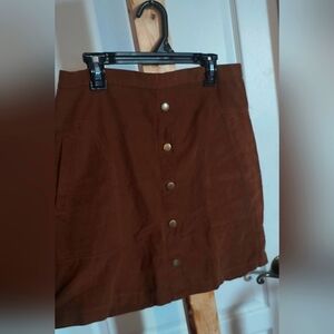 Pretty short tan brown skirt 💼👔🎓